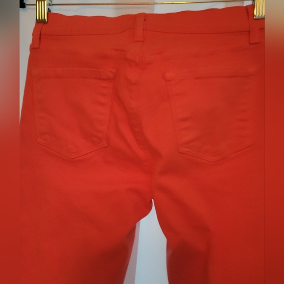 * * J BRAND Orange- pink stretchy denim jeans Final Discount - Picture 5 of 9